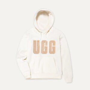 NWT UGG Rey UGGfluff Logo Hoodie Size Medium